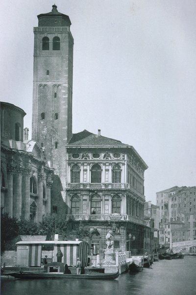 View of Palazzo Labia and the Church of San Geremia by Italian Photographer